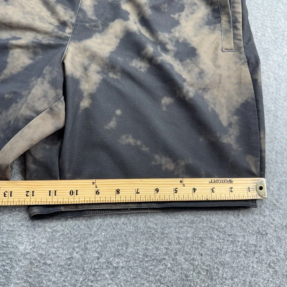 Stance Men's XL Performance Shorts Black Tie-Dye Stretch Athletic Casual Gym‎